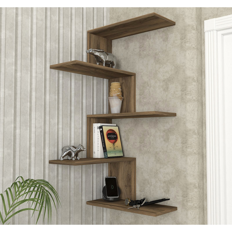 Ebern Designs Merlynn Piece Floating Shelf Reviews Wayfair